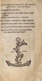 Sallustius-Aldus 1521