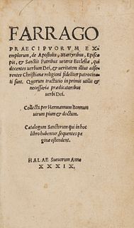 Bonnus, Farrago, 1539