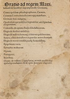 Bebel, Oratio, 1504