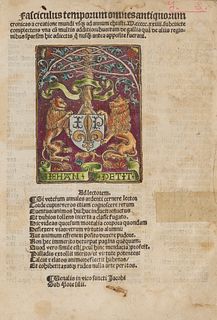 Rolewinck, Fasciculus, 1474