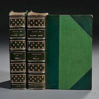 Lockhart, J.G., Memoirs of the Life of Sir Walter Scott, Bart.  , Extra-illustrated.