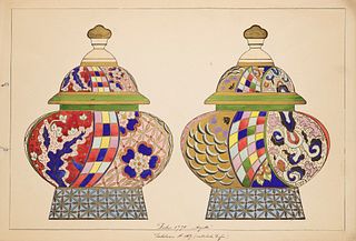 Entwürfe Vasen, Boseck, 1920