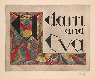 Uphoff, Adam u. Eva, 1921