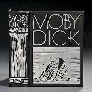 Melville, Herman (1819-1891) Moby Dick  , Illustrated and Inscribed by Rockwell Kent (1882-1971).