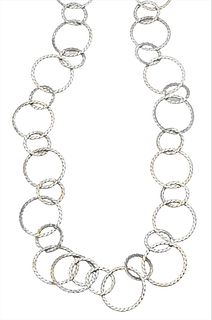 18 Karat White Gold Necklace