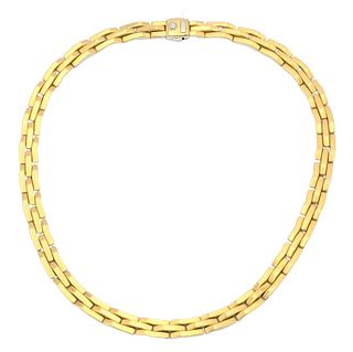 Chimento 18 Karat Yellow Gold Reversible Necklace
