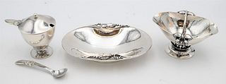 Four Piece Georg Jensen Sterling Silver Group