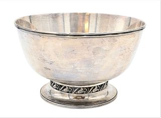 Large Alphonse La Paglia Sterling Silver Footed Bowl