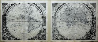 Johann Zahn Map of the World