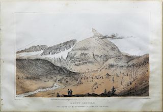 A.E. Mathews View of Mount Lincoln in Colorado