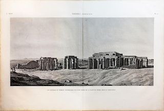 18th century View of the Ruins of Thebes, Egypt