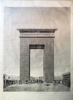 18th century View of the Ruins of Thebes, Egypt