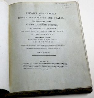 John Long's First Edition of Voyages and Travels