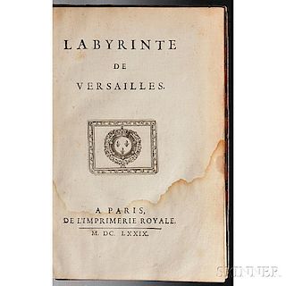 Perrault, Charles (1628-1703) Labyrinte de Versailles.