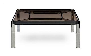 Attributed to Milo Baughman (American, 1923-2003), , a square low table