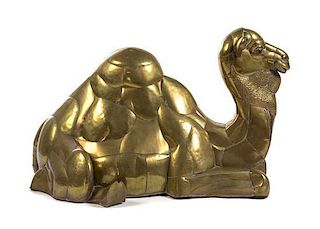 Sergio Bustamante (Mexican), LATE 20TH CENTURY, a large brass camel