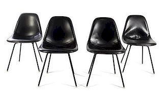 Charles and Ray Eames (American, 1907-1978; 1912-1988), HERMAN MILLER, CIRCA 1950s, four Shell chairs