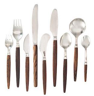 Henning Norgaard, RAADVAD, CIRCA 1950s, an Eton flatware set, comprising: 8 dinner knives 12 luncheon knives 6 dessert knives