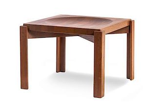 Yngve Ekstrom (Swedish, 1913-1988), CIRCA 1960, a square flip top side table