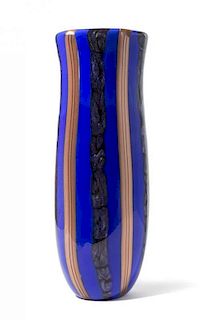 Vittorio Ferro (Italian, 1932-2012), MURANO, a vase of elongated tapering form