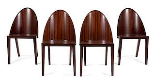 * Philippe Starck (French, b. 1949), DRIADE, CIRCA 1988, a set of four Royalton dining chairs, for the Royalton Hotel