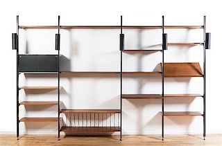 * George Nelson and Associates, HERMAN MILLER, CIRCA 1959, a CSS (Comprehensive Storage System) wall unit