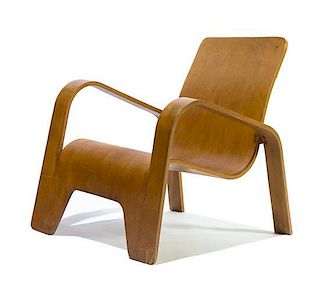 * Han Pieck (Dutch, b.1923), LAWO, CIRCA 1946, a molded armchair