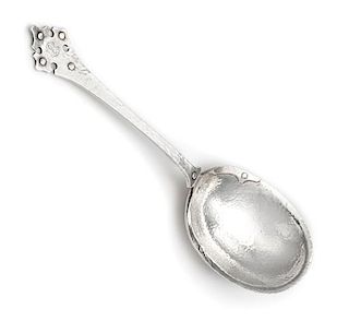An American Silver Berry Spoon, Shreve & Co., San Francisco, CA, Fourteenth Century pattern