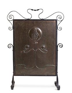 An Arts & Crafts Style Fireplace Guard, ,