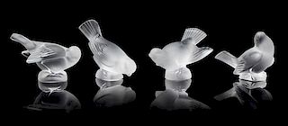 * Lalique, , a group of four doves