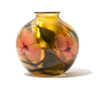 * Charles Lotton (American, b.1935), USA, glass vase