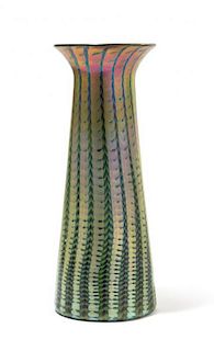 * Lundberg Studios, USA, 2012, glass vase, marked 041818