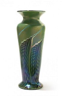 * Lundberg Studios, USA, 1999, glass vase, marked 092204