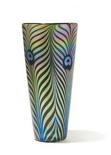 * Lundberg Studios, USA, 2012, glass vase, marked 041806