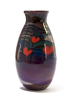 * Lundberg Studios, USA, glass vase