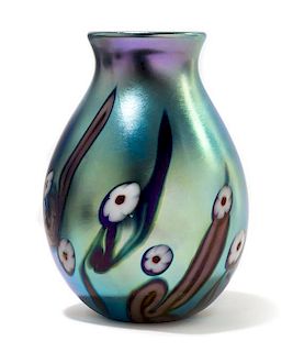 * A Studio Glass Vase, Donald Carlson, ,