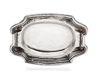 An American Silver Tray, Obadiah Fisher, New York, NY,
