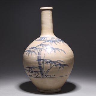 Large Korean Glazed Ceramic Vase