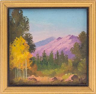 Willard J. Page, (American, 1885-1958), Mountain Landscape
