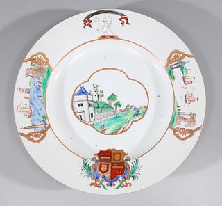 Chinese Armorial Porcelain Charger