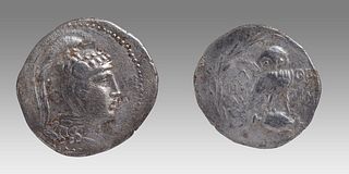 ATTICA, Athens. Circa 165-42 BC. AR Tetradrachm (32mm, 16.11 g). New Style
