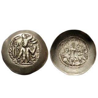 HUNNIC TRIBES, Alchon Huns (Eastern). Adomano. Mid-late 5th century. AV coin