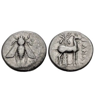 IONIA, Ephesos. Circa 202-150 BC. AR Drachm (17.5mm, 3.87 g, 12h). Bianor, magis