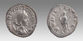 HERENNIA ETRUSCILLA, wife of Trajan Decius. Augusta 249-251 AD. AR Antoninianus