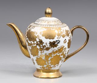 Chinese Gilt Porcelain Teapot