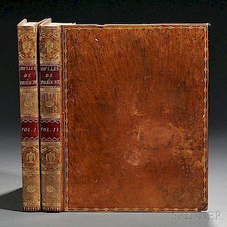 Theocritus (fl. circa 270 BC) Idylles de Theocrite Traduites en Francais par J.B. Gail  , [bound with]