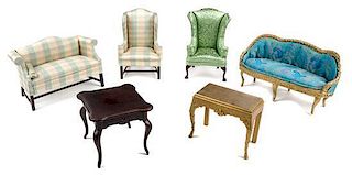 Six Furniture Articles Width of first 6 inches.