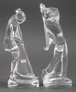Baccarat France Crystal Golf Figurine, 2