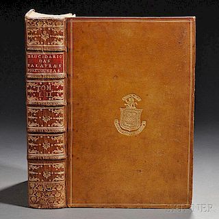 Viterbo, Joaquim de Santa Rosa de (1744-1822) Elucidario das Palavras, Termos, e Frases, que em Portugal Antiguamente se Usarao, e que