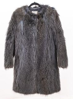 Meteo Raccoon Fur Coat